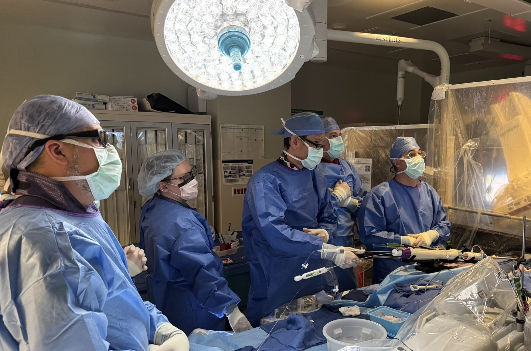 Doctors in operation room